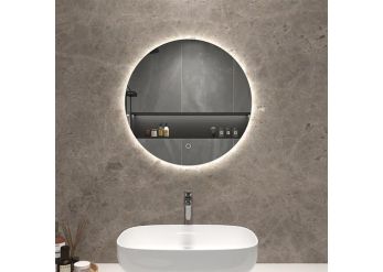 Miroir mural rond BP, 50 cm, LED