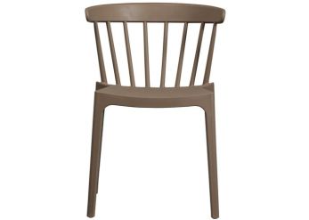 Chaise de jardin Anchorage - Avec barreaux Café Fibre Marron Mélange