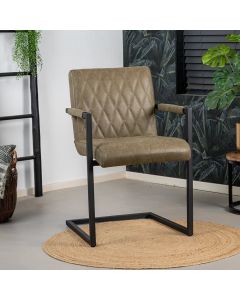 Chaise Delft - vert olive