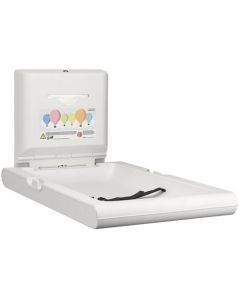 Table à langer verticale blanche