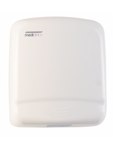 Sèche-mains blanc acier automatique