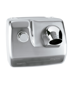 Sèche-cheveux avec bouton poussoir en acier inoxydable