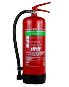 Extincteur à mousse 6 litres, classe de feu A, AB, E - (NL + ENG)