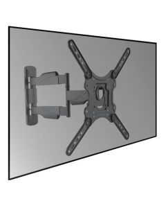 Support mural à double bras 23-55" extra long