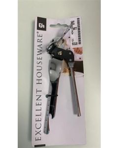 KM blikopener metaal verchroomd