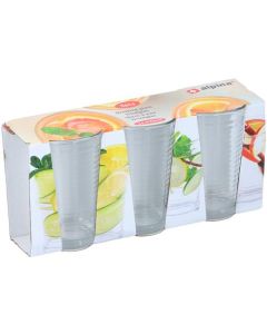 Verres à boire, set de 3. 220ML chacun