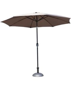 Parasol MD Premium taupe 3m fixe