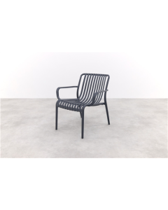 Chaise longue MD Crocus Anthracite