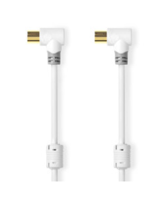 Câble coaxial coudé 100 dB, mâle-femelle, 2,0 mètres