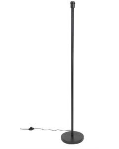 Lampadaire moderne noir sans abat-jour