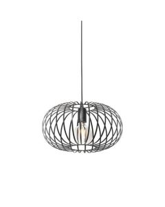 Lampe suspendue design noire