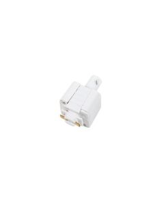 Adaptateur de suspension pour rail monophasé blanc