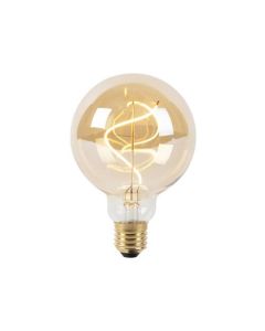 Ampoule à filament spiralé LED E27 dimmable G95 270lm 2100K
