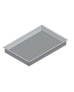 Rational Bac émaillé 1/1 GN / 20 mm de profondeur 325x530mm