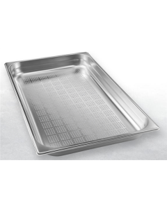 Bac perforé 1/1 GN acier inoxydable / 65 mm de profondeur 325x530mm