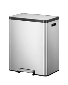 Ecocasa II step , acier inoxydable mat, 36+24 litres