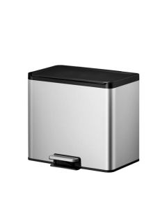 Essential Eko recycle, 3 * 9Ltr, Acier inoxydable mat
