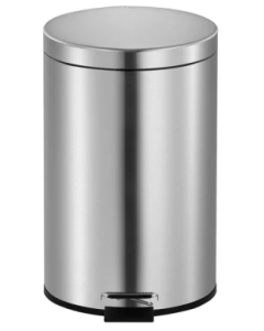 Poubelle à pédale 3 litres acier inoxydable mat