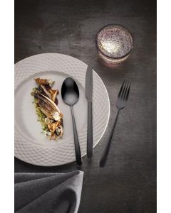 Set de couverts 6 personnes 24 pcs Ibiza black PVD