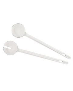 Slacouvert Clear 28 cm Polystyreen Wit