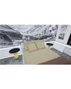 Protège-matelas anti-allergénique, Taupe