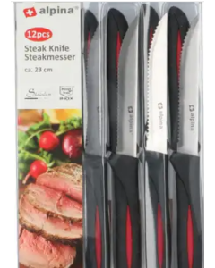 Couteau à steak - Parfait pour une découpe précise de la viande