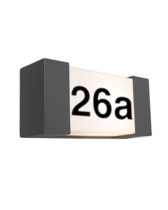 Applique murale d'extérieur Real Brand numéro de maison, capteur lumière/obscurité