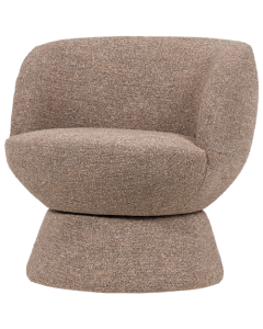 Fauteuil tournant Ruby - Brown Melange
