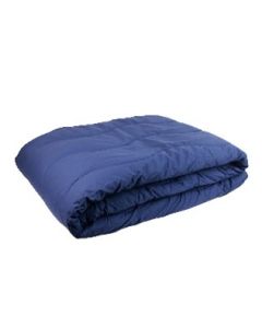 Couette en microfibre bleue 1400g
