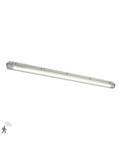 Luminaire fluorescent avec LED 1800 lm, détecteur de mouvement IP65 - 126 cm