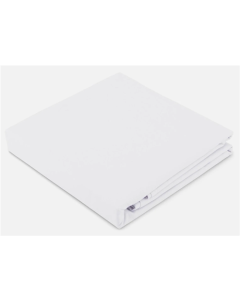 Taie d'oreiller 61x71x18cm, blanc, 100% coton