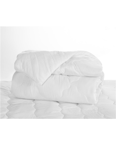 Couette S03, 140x220cm, 400gr, fibre creuse, microfibre perka