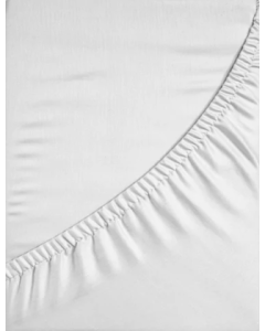 Drap-housse Jersey, 90x200x30 cm blanc élastique