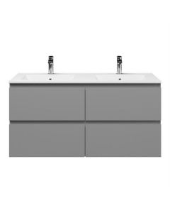 Meuble sous-lavabo BP 4 tiroirs, double lavabo, 120 x 46 cm