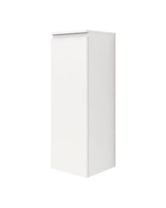 BP Armoire mi-hauteur, 1 porte sans poignée, blanc mat, gauche