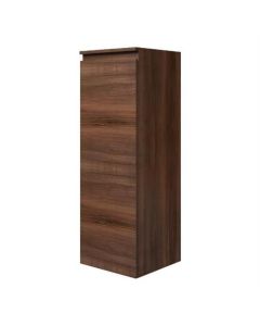 BP Armoire mi-hauteur, 1 porte sans poignée, noyer, droite