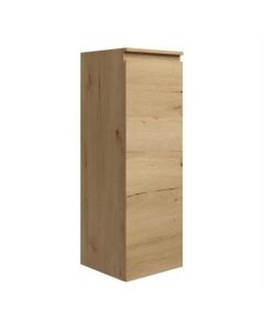 BP Armoire mi-hauteur, chêne naturel, poignée coudée, droite