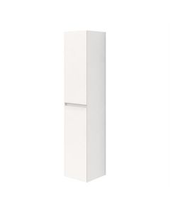 Armoire haute BP, 2 portes sans poignée, blanc mat