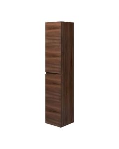 Armoire haute BP, 2 portes avec poignée inclinée, couleur noyer