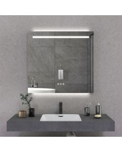 Miroir mural BP, 80 x 75 cm, LED