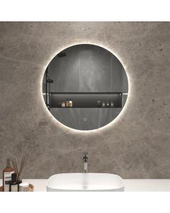 Miroir mural rond BP, 60 cm, LED, dimmable