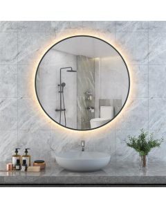 Miroir mural rond BP, 80 cm, LED