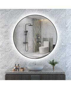 Miroir mural rond BP, 120 cm, LED