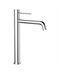 Robinet de lavabo BP surélevé, chromé, bec fixe, rond