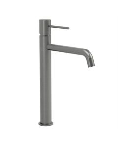 Robinet de lavabo BP surélevé, gunmetal brossé, bec fixe