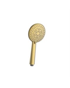 Douchette ronde BP en or brossé, 5 positions