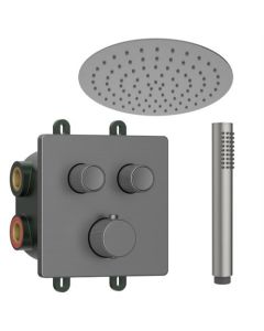 Ensemble de douche encastrée BP gunmetal light grey