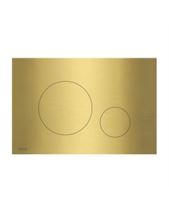 Plaque de commande BP or mat, boutons ronds