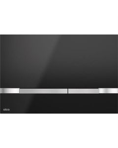 Panneau de commande BP métal/verre/noir, boutons rectangulaires