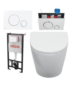 Réservoir de chasse encastré BP avec toilettes suspendues